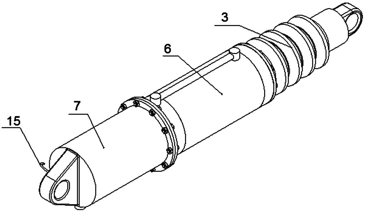 Integrated electro-hydraulic actuator capable of being used for underwater operation