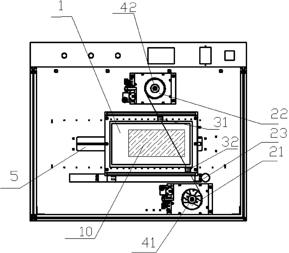 Stripping device for polaroid