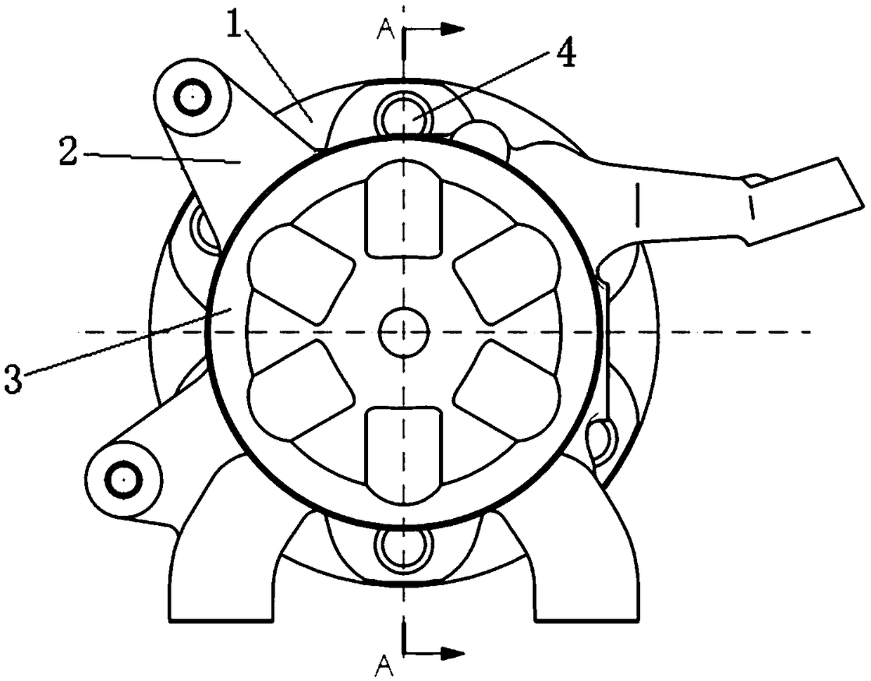 A connection structure between constant velocity universal joint and wheel hub and automobile