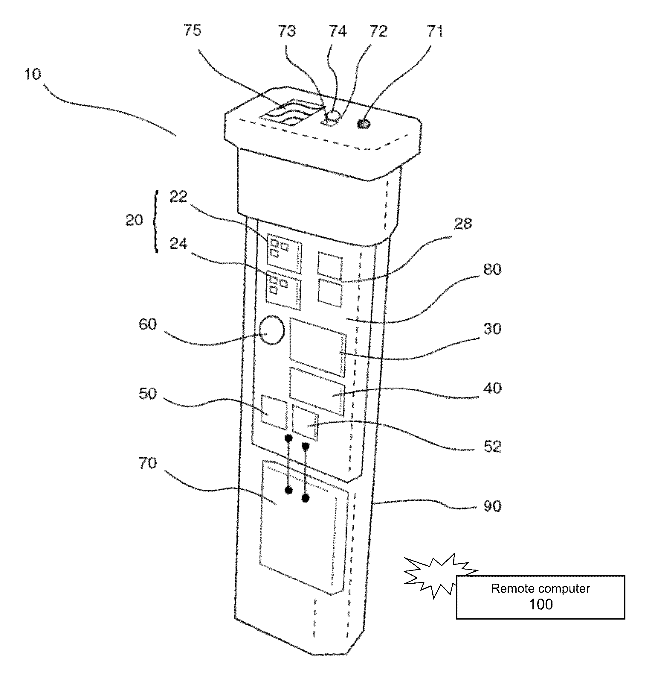 System, device and method for quantifying motion