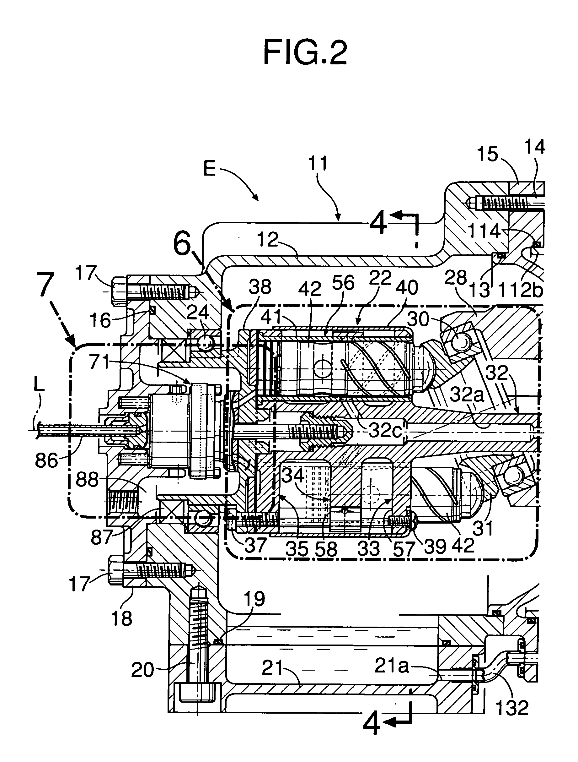 Generator motor device