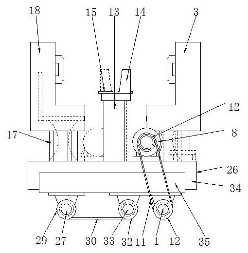 Intelligent automatic concrete pavement leveling device for building construction