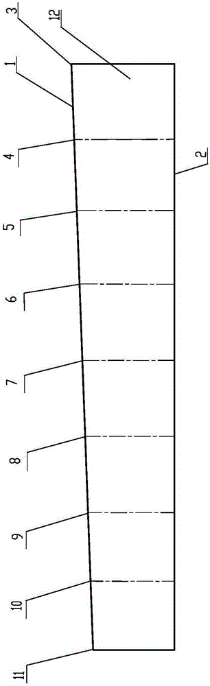 Method for calculating load of wing integral fuel tank