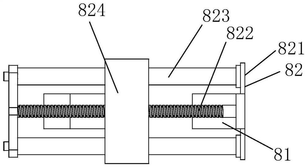 Rotating structure of part detecting device for electronic product design