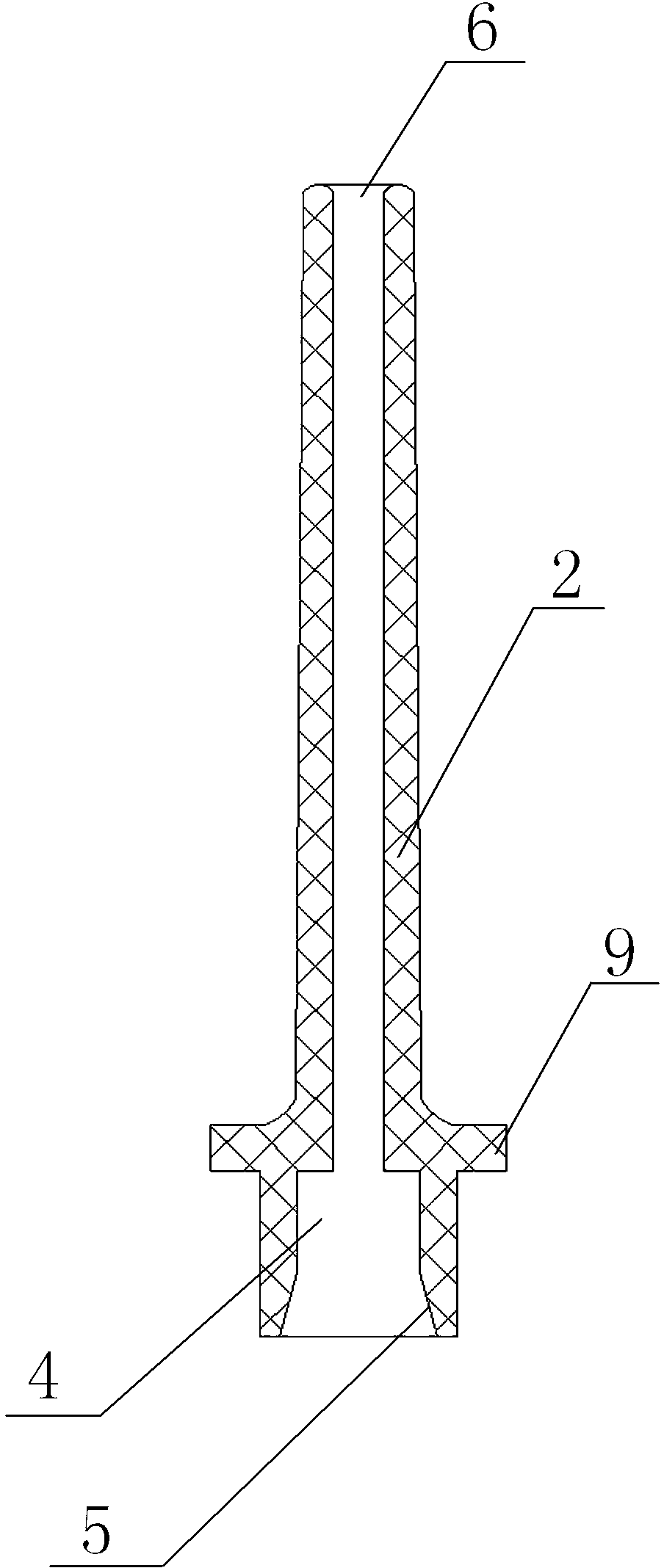 Infusion tube used for full-automatic enemator