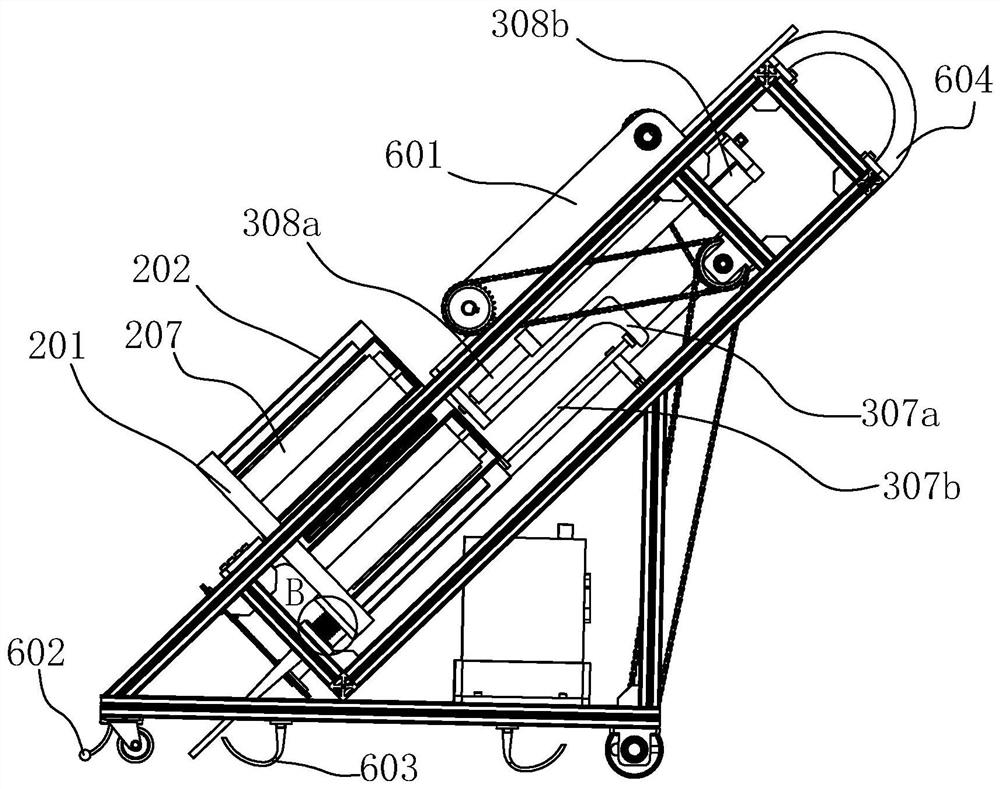 A tile sewing machine