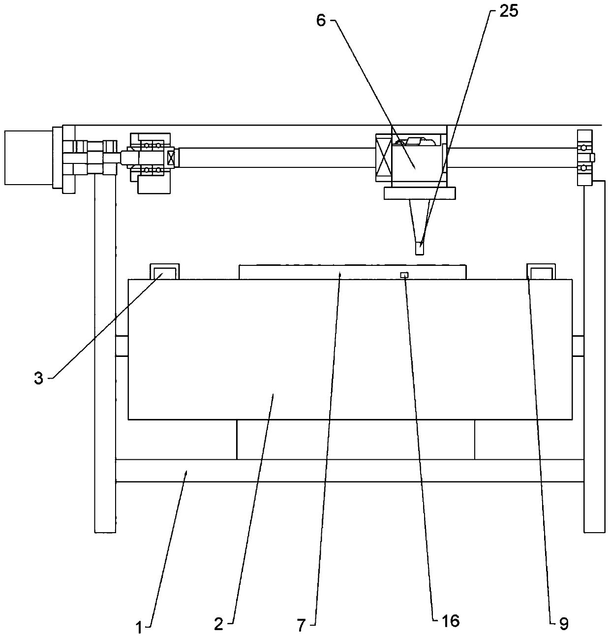 Straight seam automatic welding device