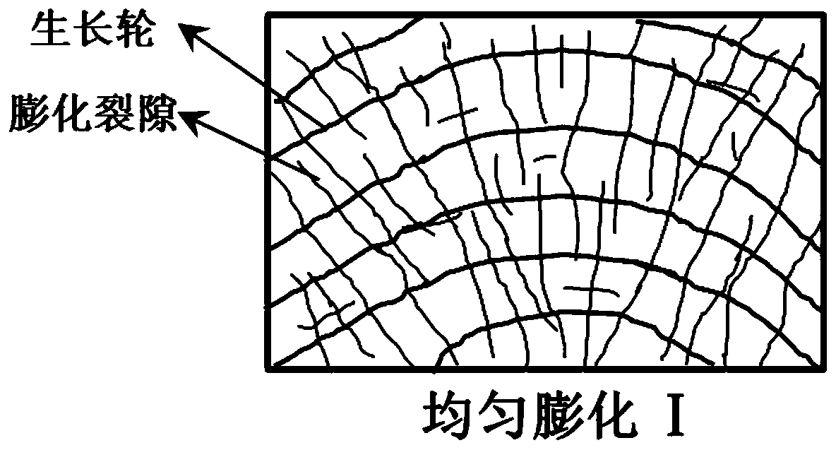 A kind of puffing method of wood and puffed wood prepared therefrom