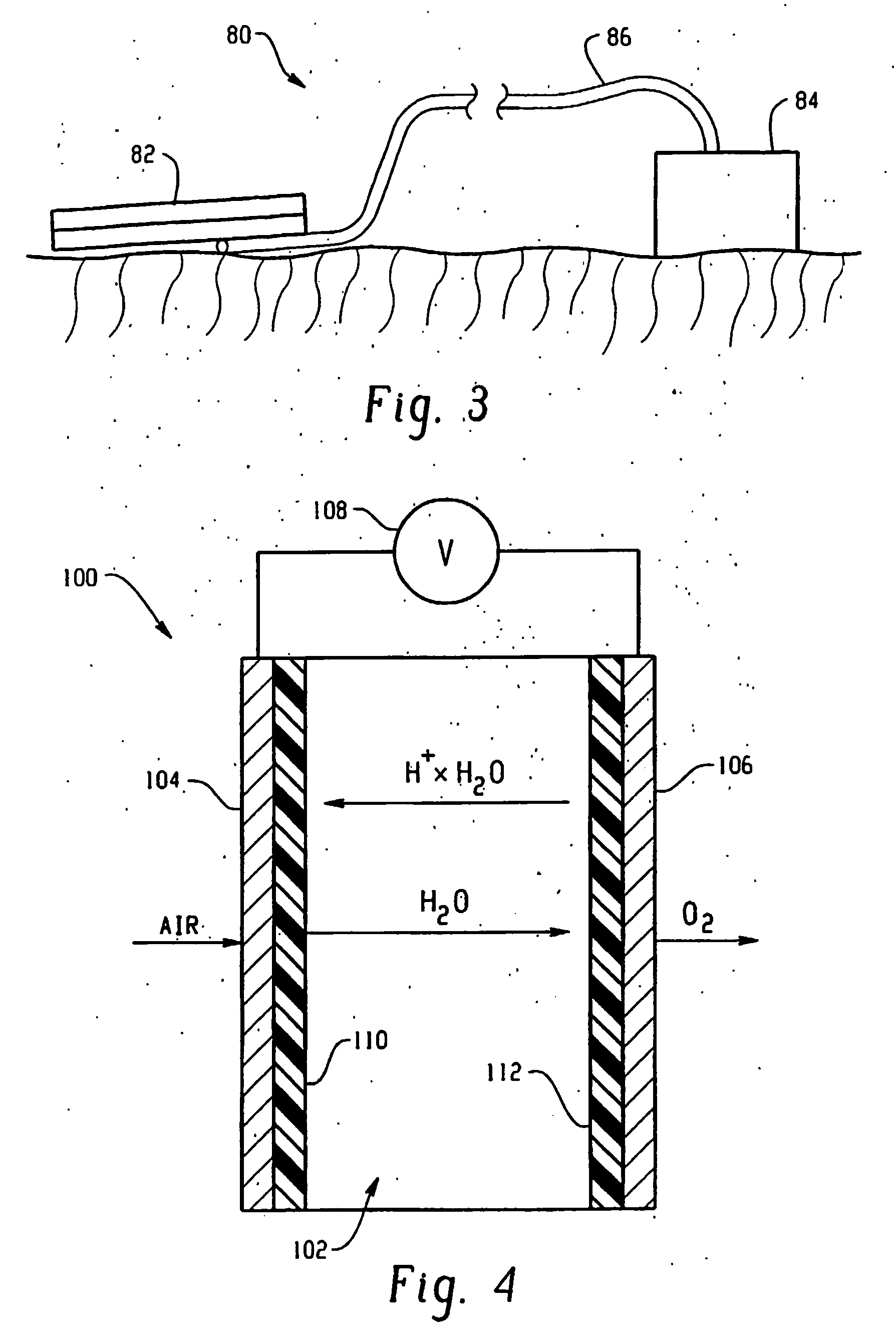 Oxygen producing device for woundcare