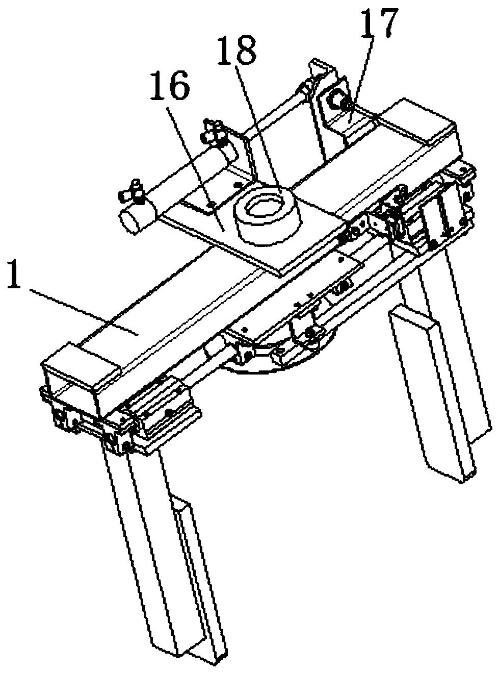 Clamping mechanism for industrial robot