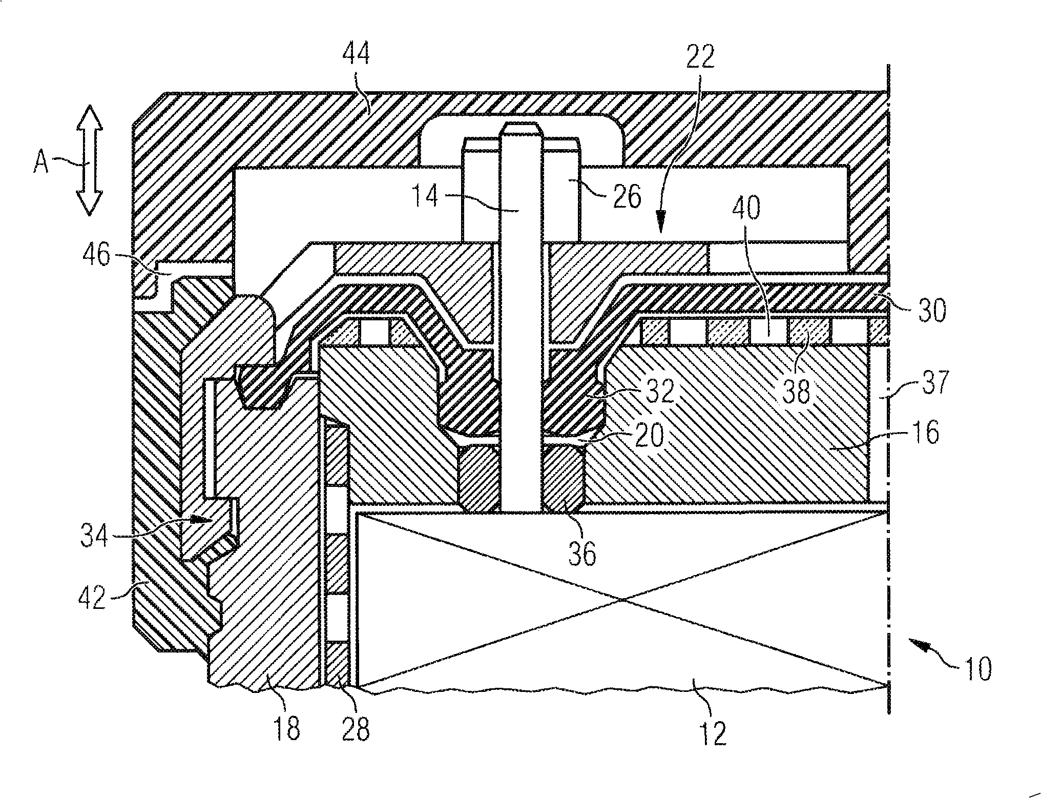 Sealing arrangement of a piezoactuator for a fuel injection valve of an internal combustion engine