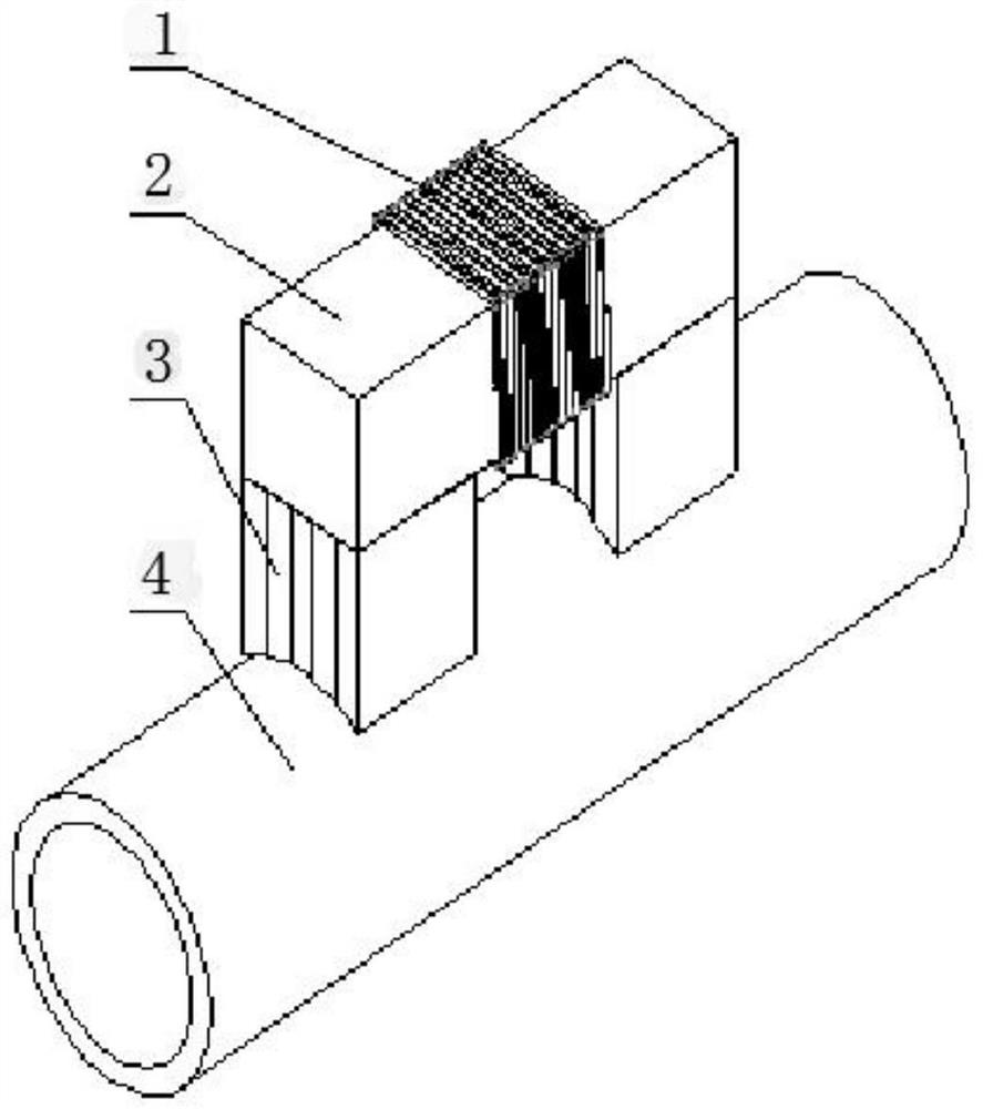 Laminated steel pipe magnet yoke type uniform magnetization device