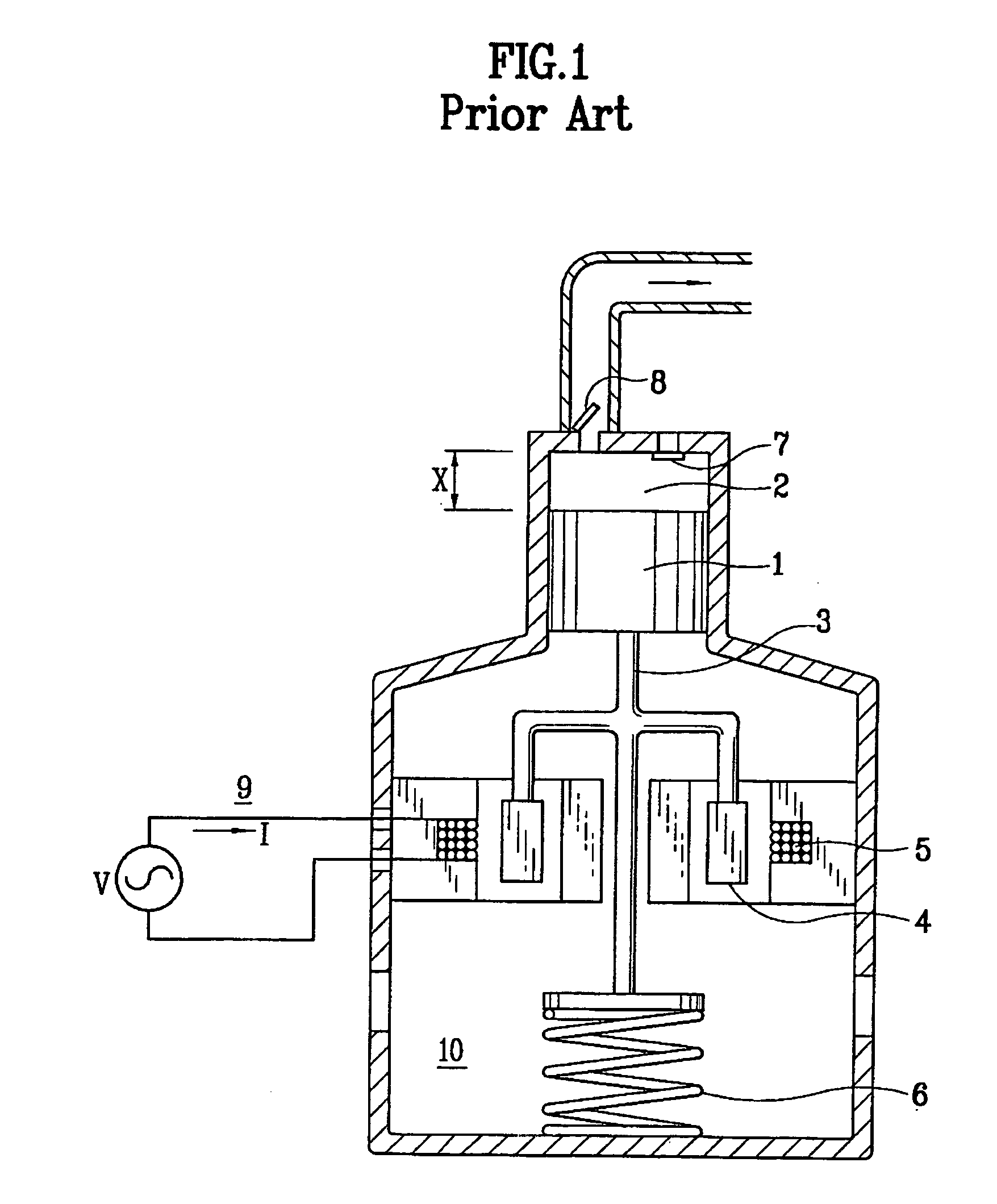 Apparatus and method for controlling a reciprocating compressor