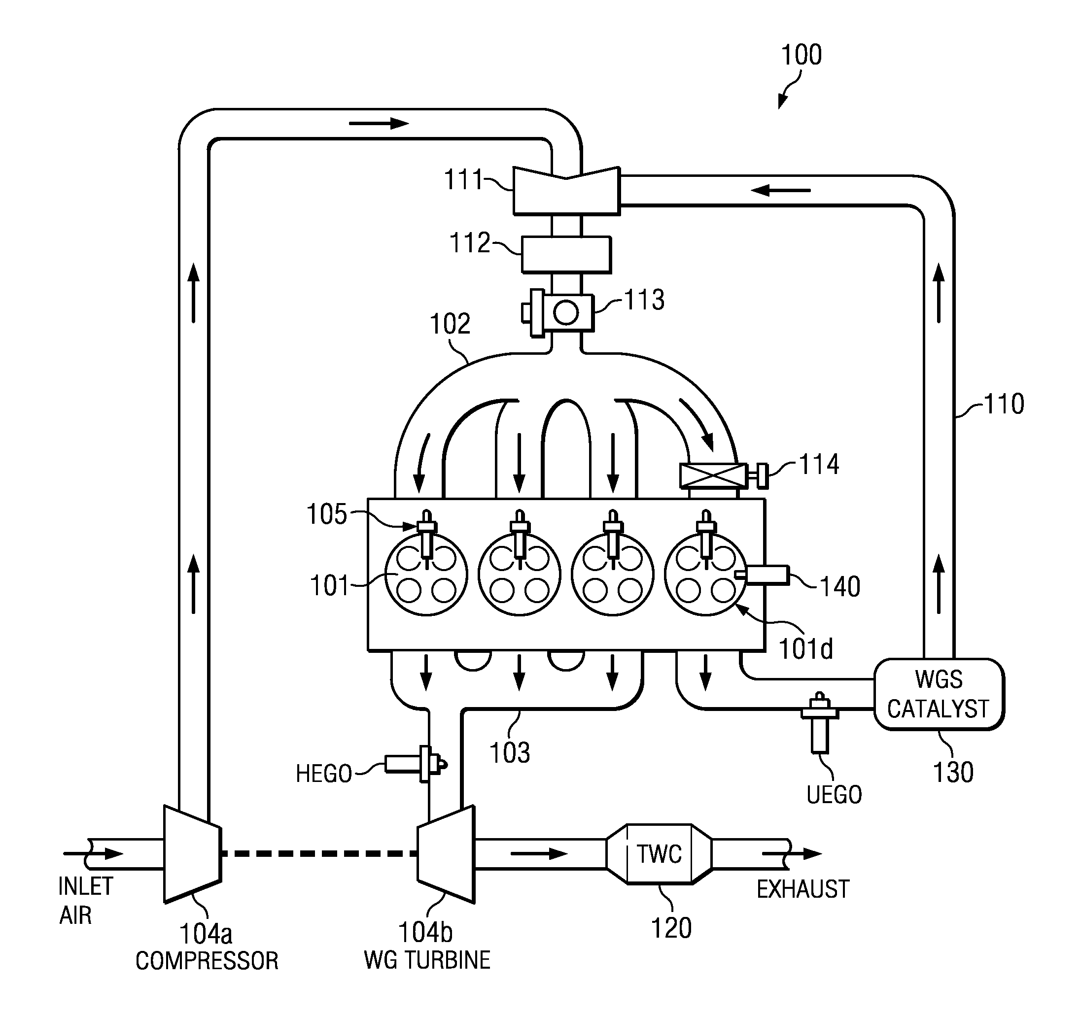 Fuel Injection Strategy for Internal Combustion Engine Having Dedicated EGR Cylinders