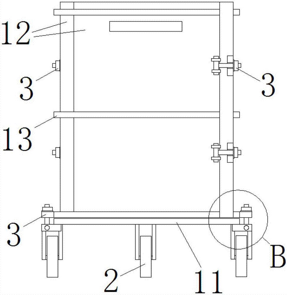 Mould for concrete experiment and method for concrete vibrating and volume weight measuring by utilizing mould