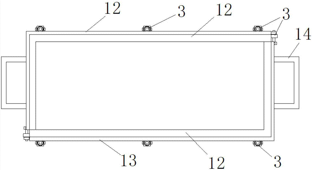 Mould for concrete experiment and method for concrete vibrating and volume weight measuring by utilizing mould