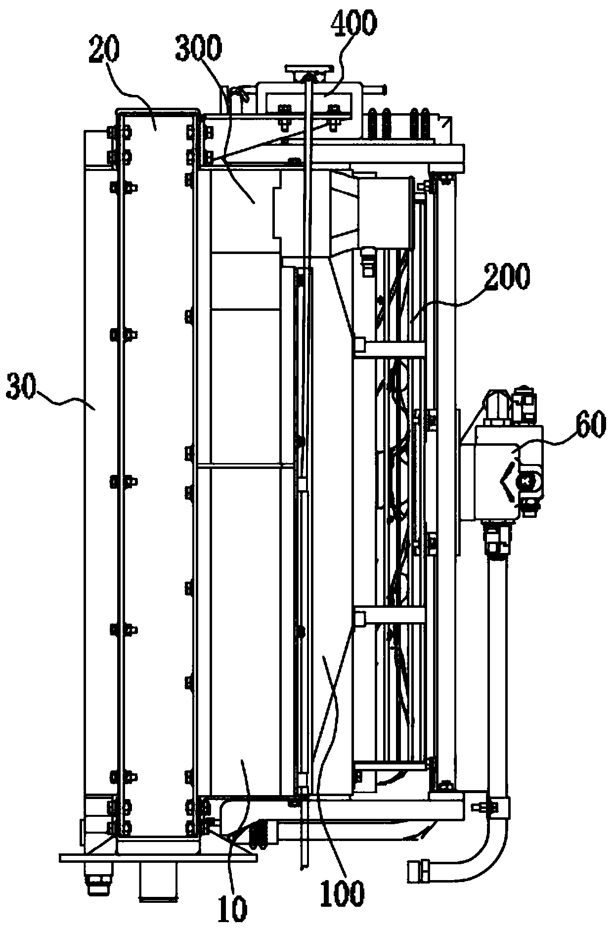 Heat dissipation system and engineering mechanical equipment