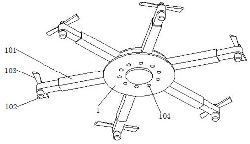 River remote sensing monitoring device based on unmanned aerial vehicle