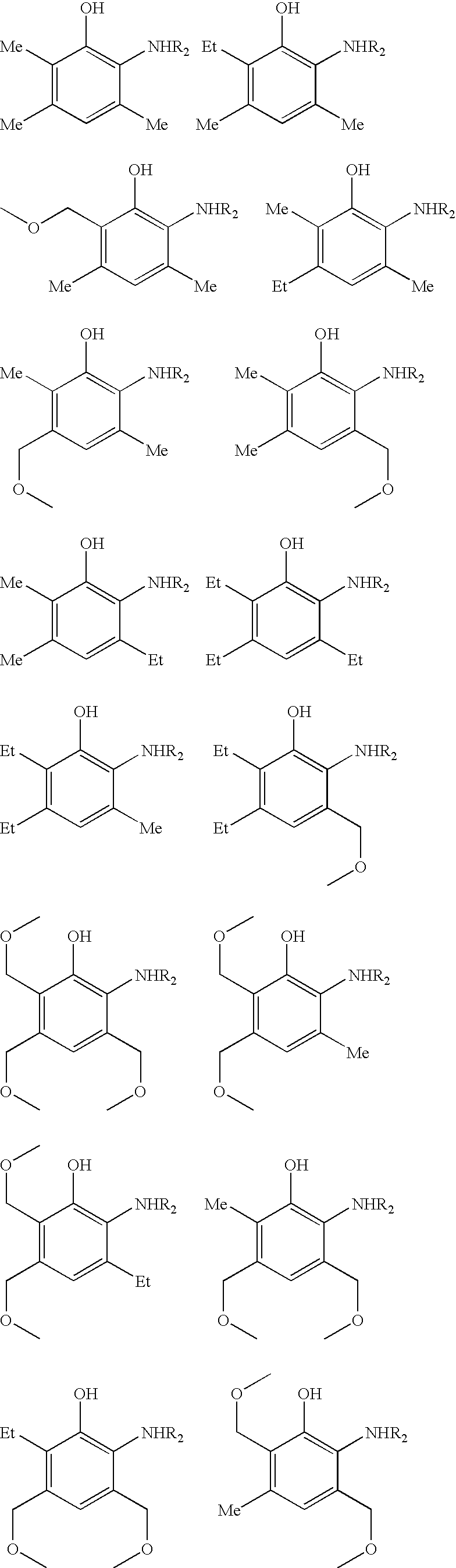 2-(Amino or substituted amino)-3-5-6-substituted phenol compounds, dyeing compositions containing them, and use thereof