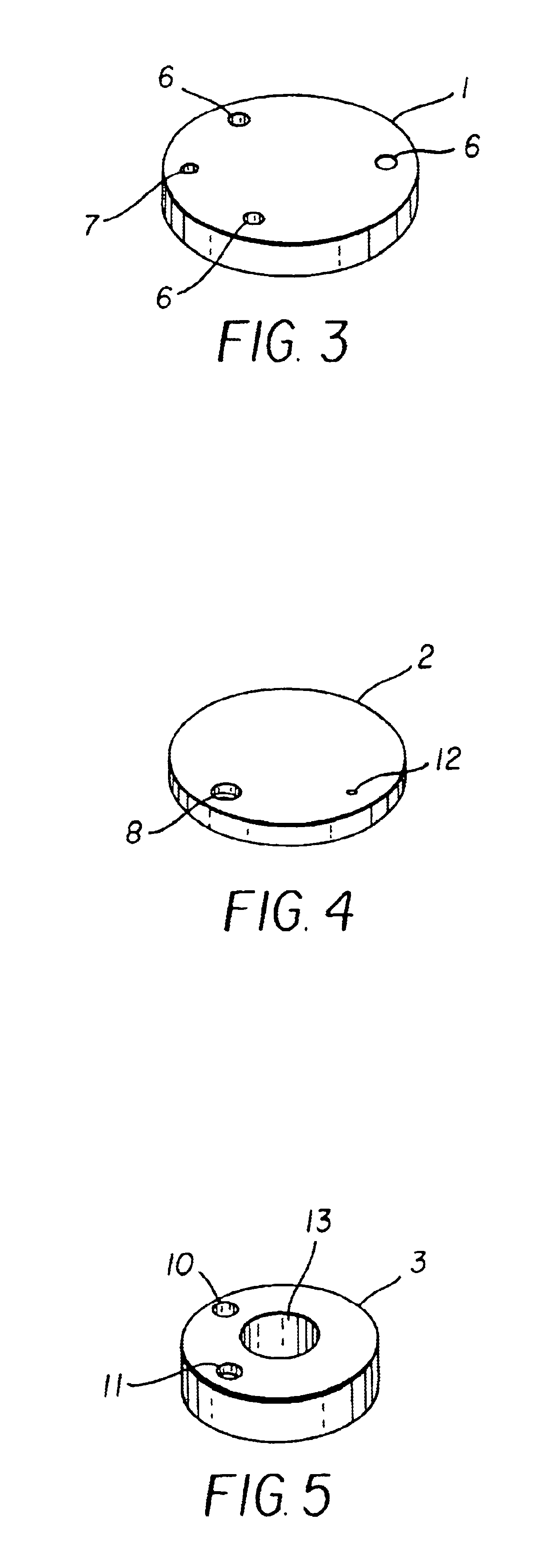 Eccentric work piece holder and method of making same