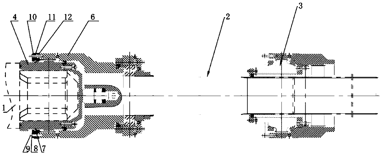 Coupling preventing-loosing device