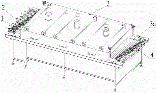 Tunnel type oven berth mechanism suitable for automatic online and offline