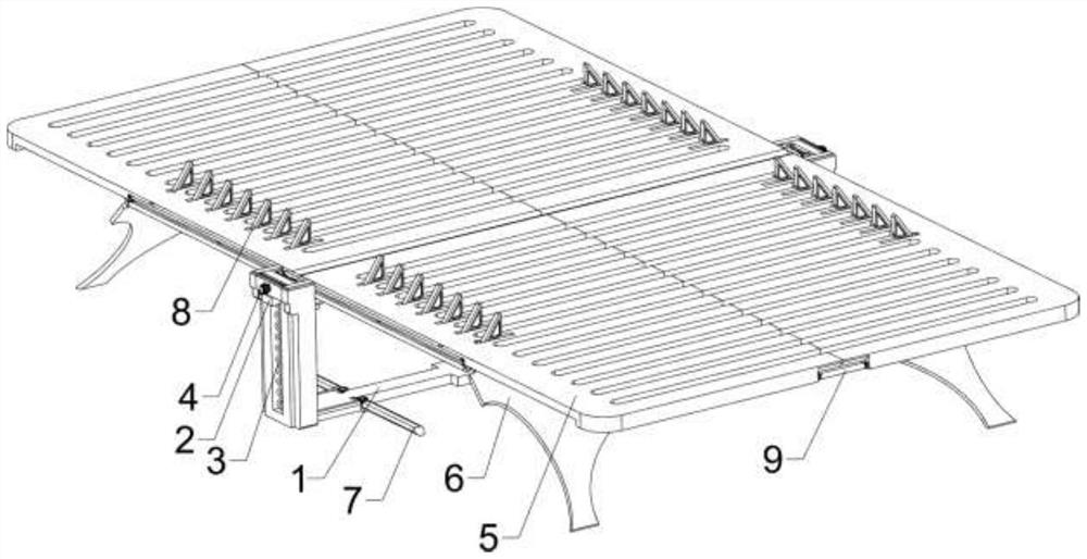 Portable foldable single bed for apartment