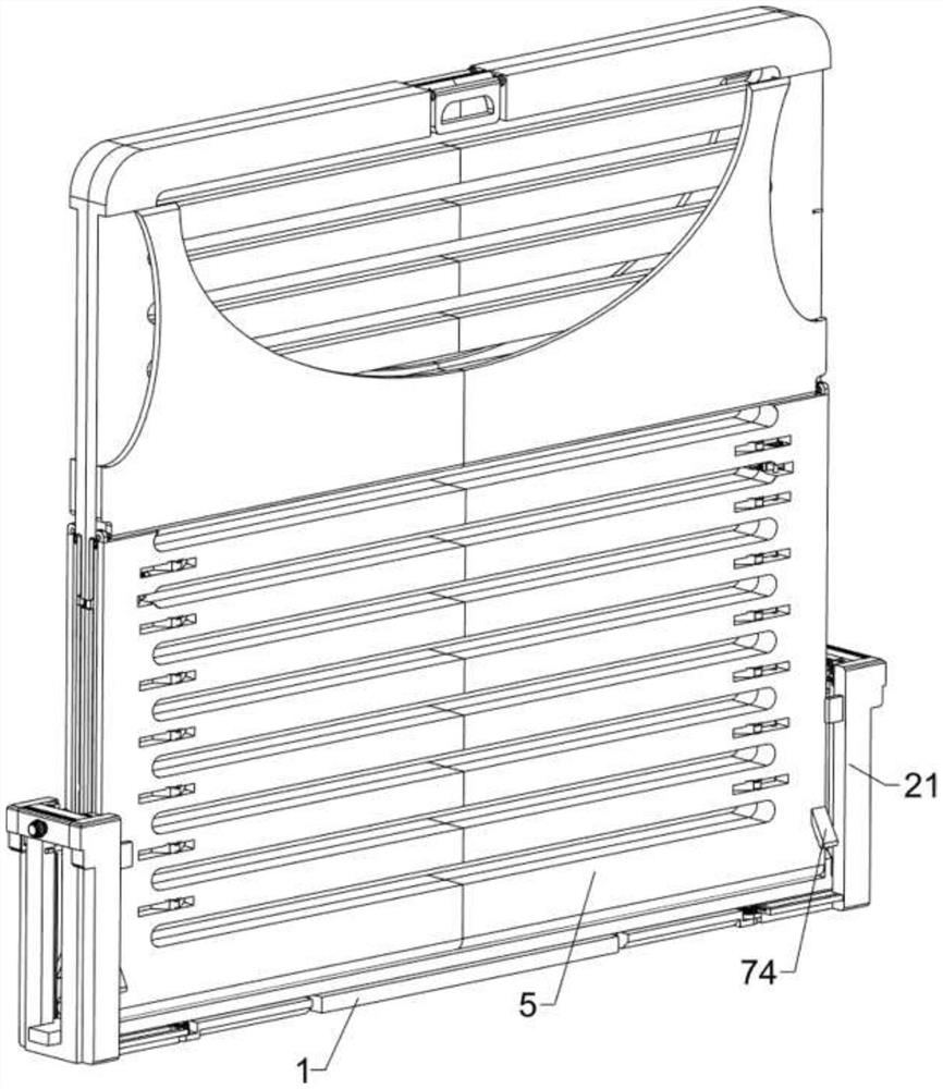 Portable foldable single bed for apartment