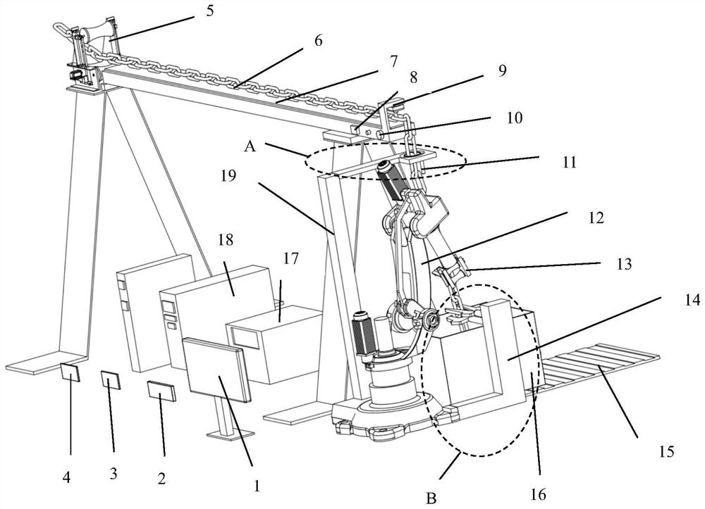 An intelligent compensation chain packing system