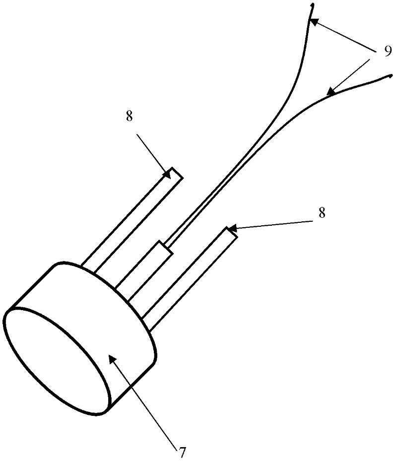 A method and device for testing the concentrating performance of a solar dish concentrator