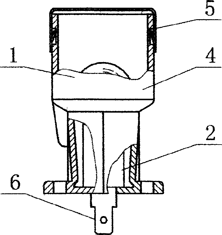 Mechanical type tilting motion switch
