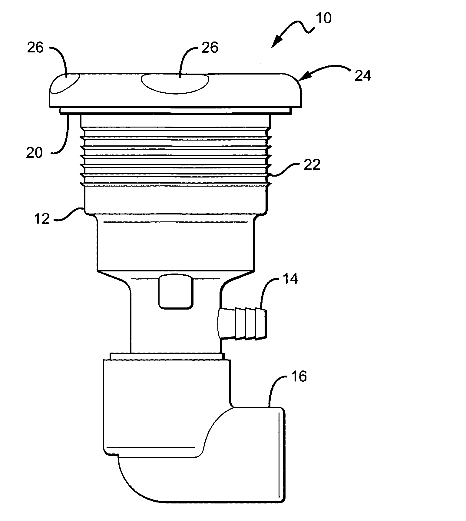 Hydrotherapy jet with adjustable air and water inlets