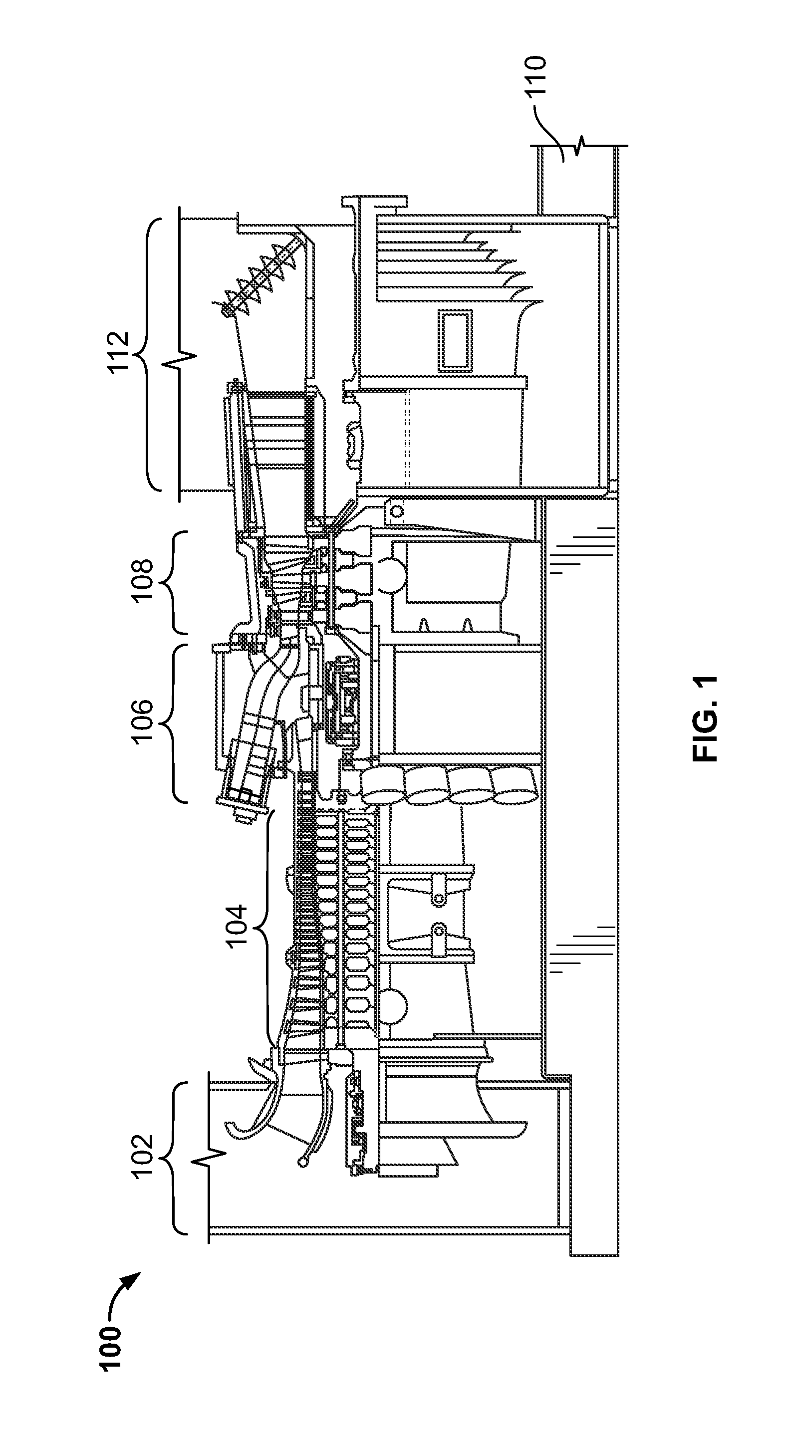 Method and apparatus for radial exhaust gas turbine