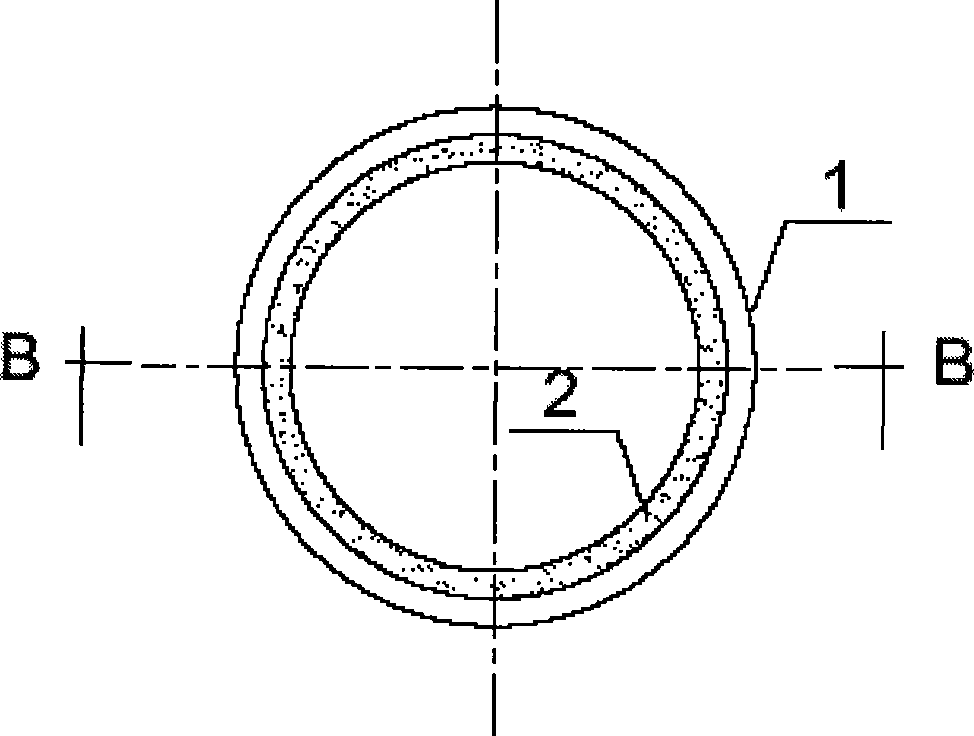 Graphite-glass vacuum thermal-collecting tube