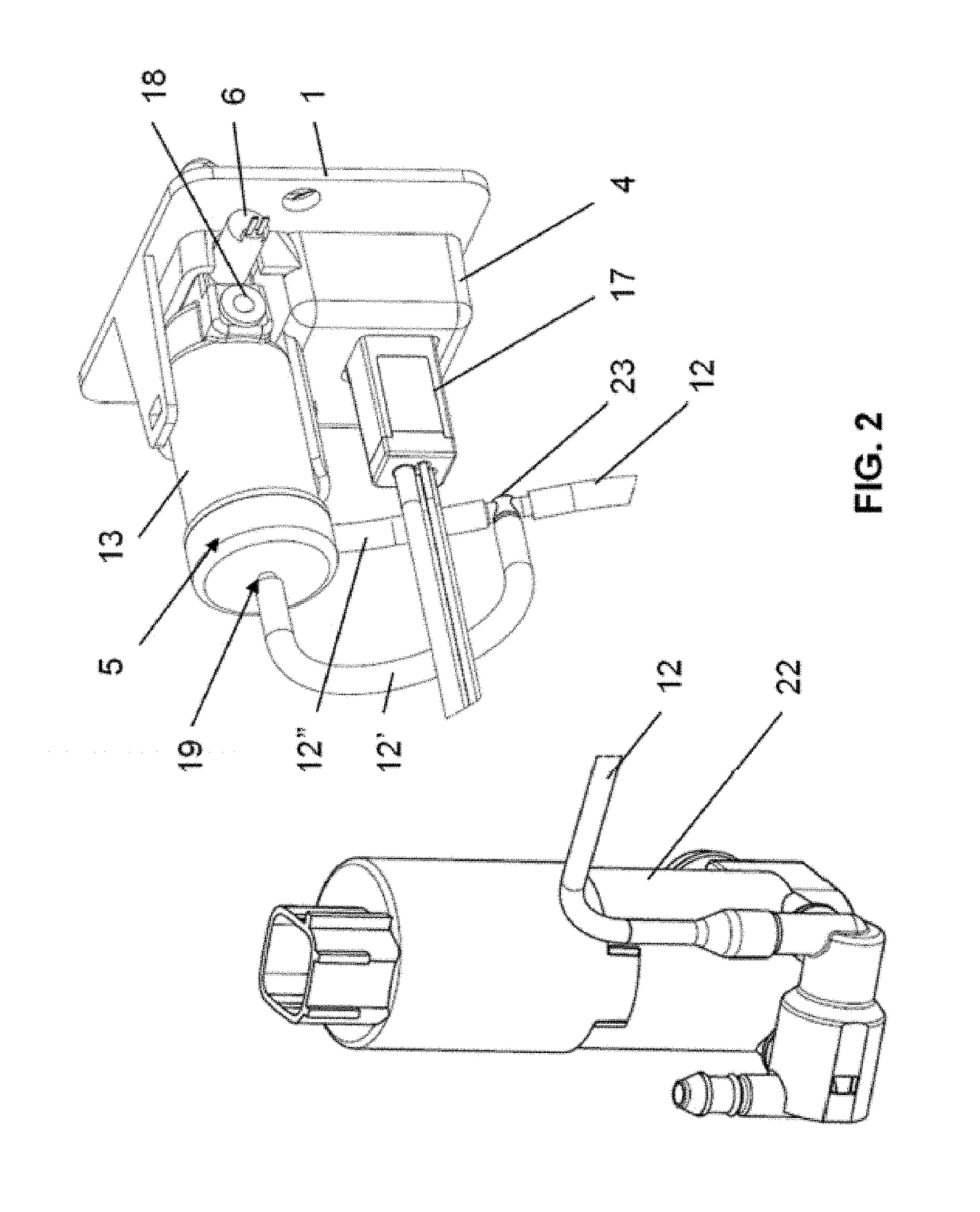 System and method for cleaning a vehicle-mounted sensor