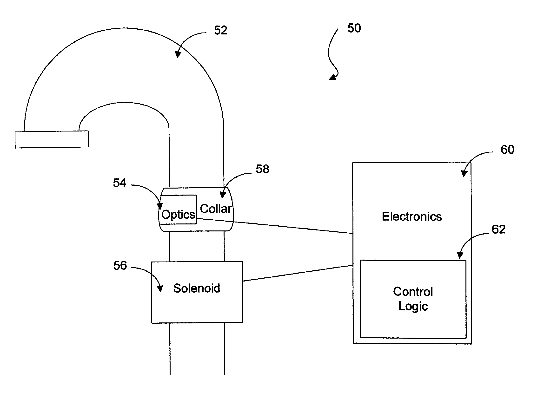 System and method for filtering reflected infrared signals