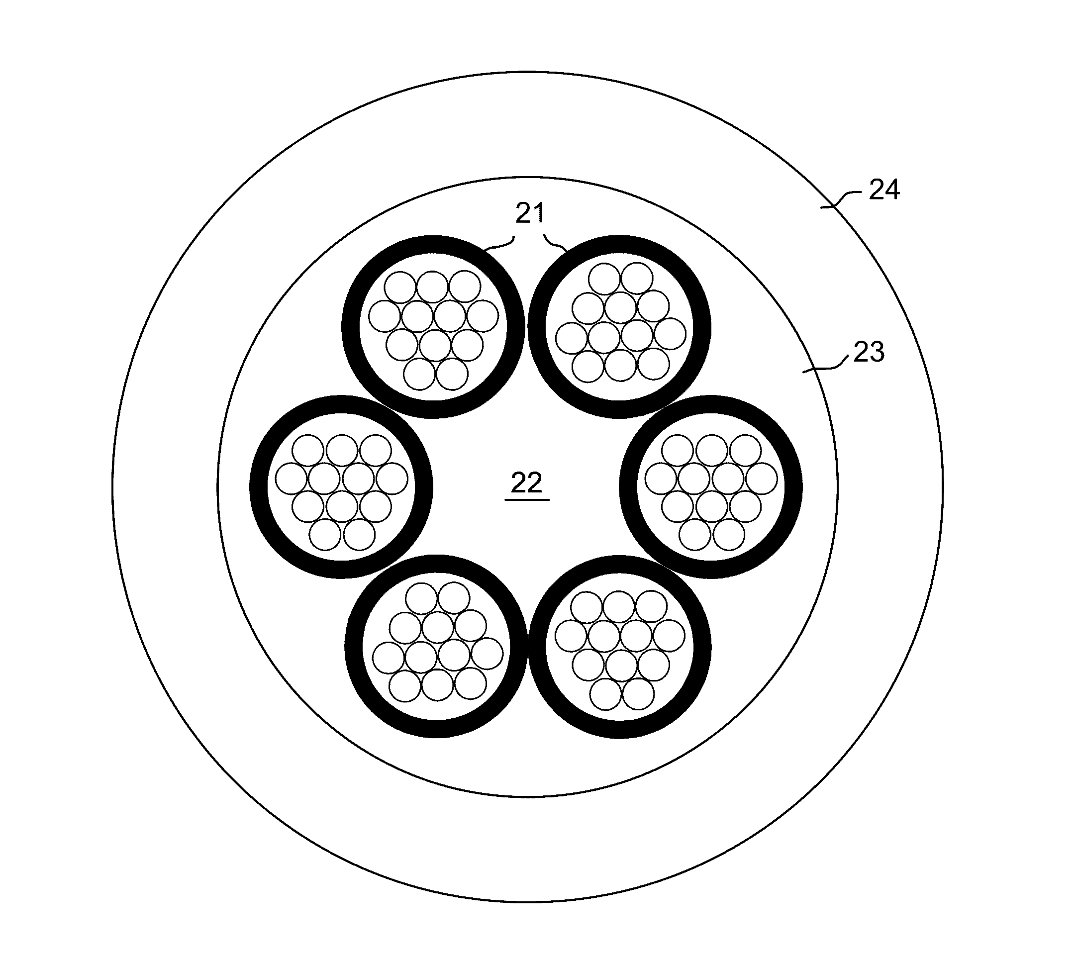 Reduced diameter multimode optical fiber cables