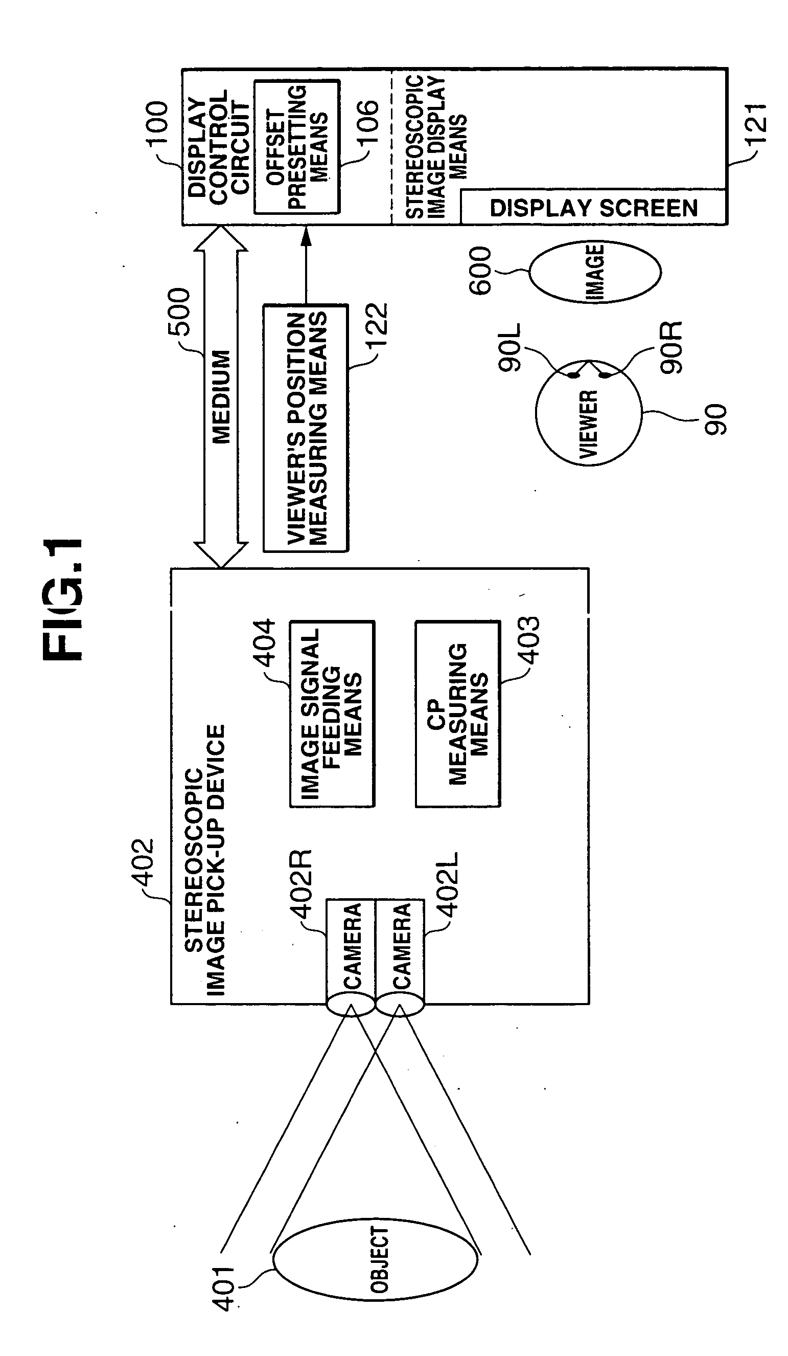 Stereoscopic image picking up and display system