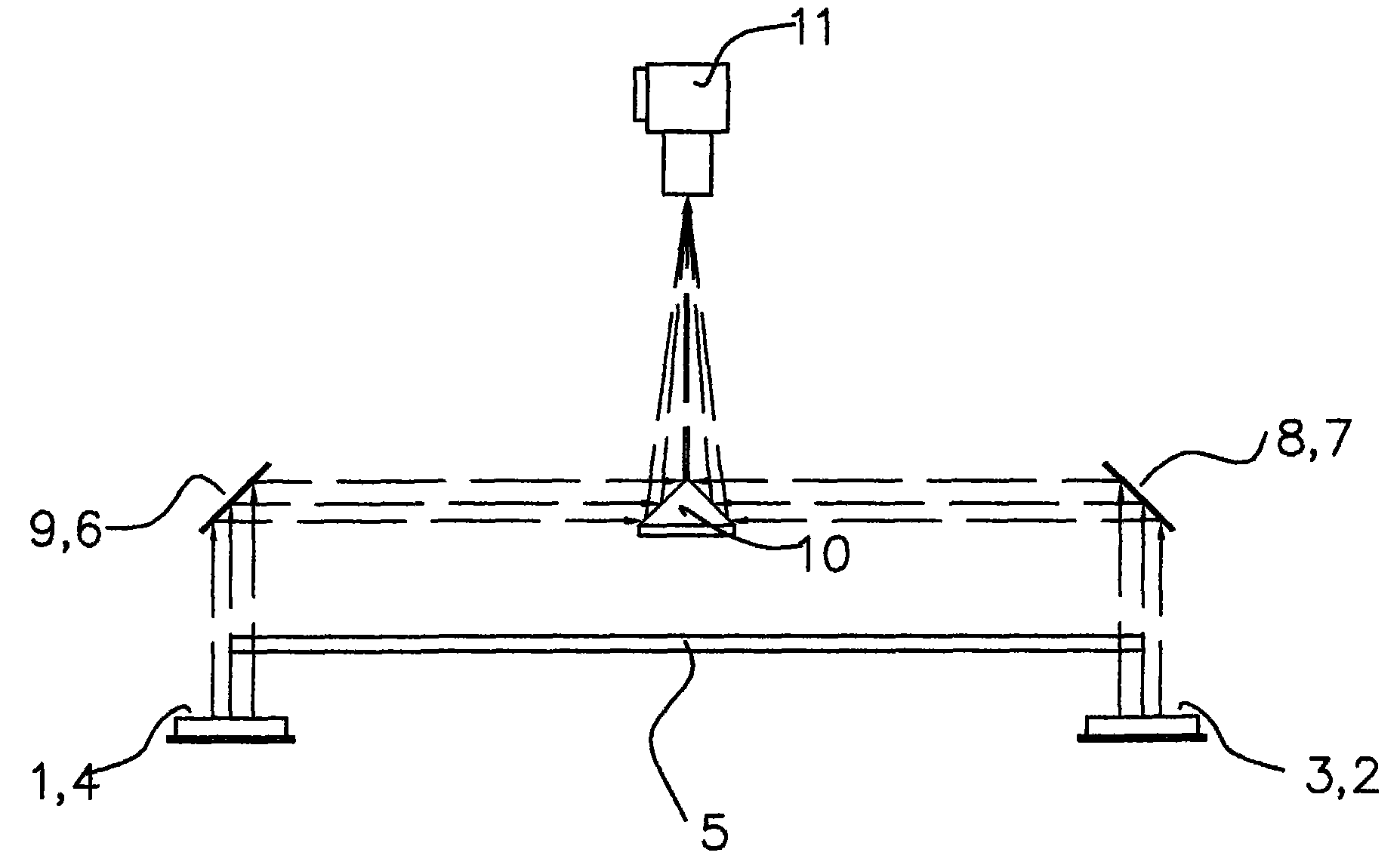 On-line data measuring method for regular polygon measured object based on machine vision and system