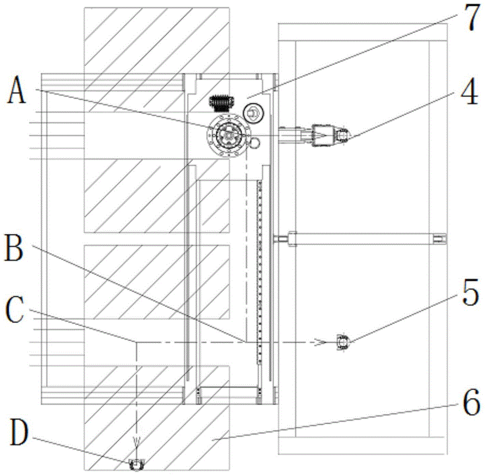 Automatic derrick device suitable for double-wellhead pipe arrangement operation and method