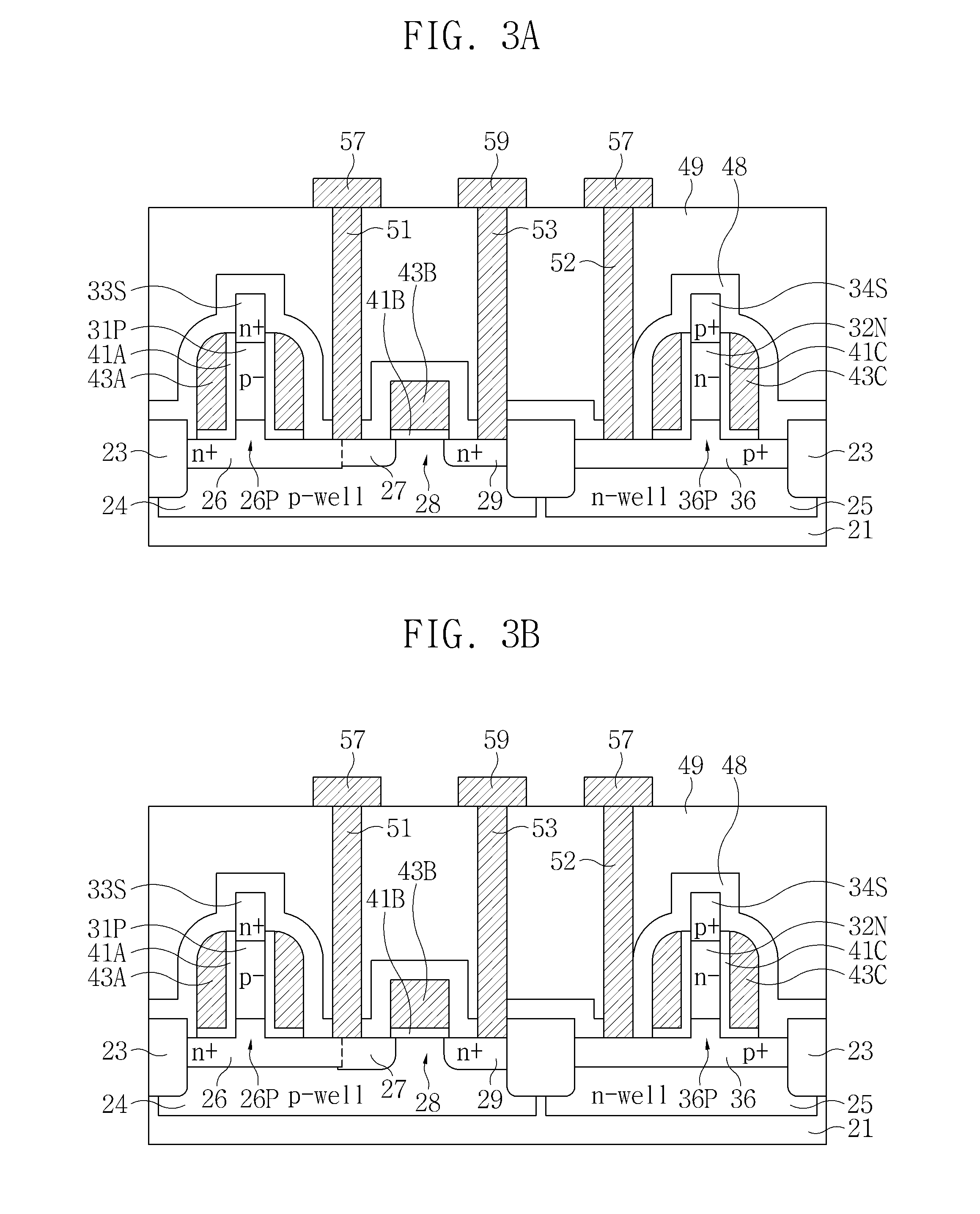 Semiconductor devices having vertical device and non-vertical device and methods of forming the same