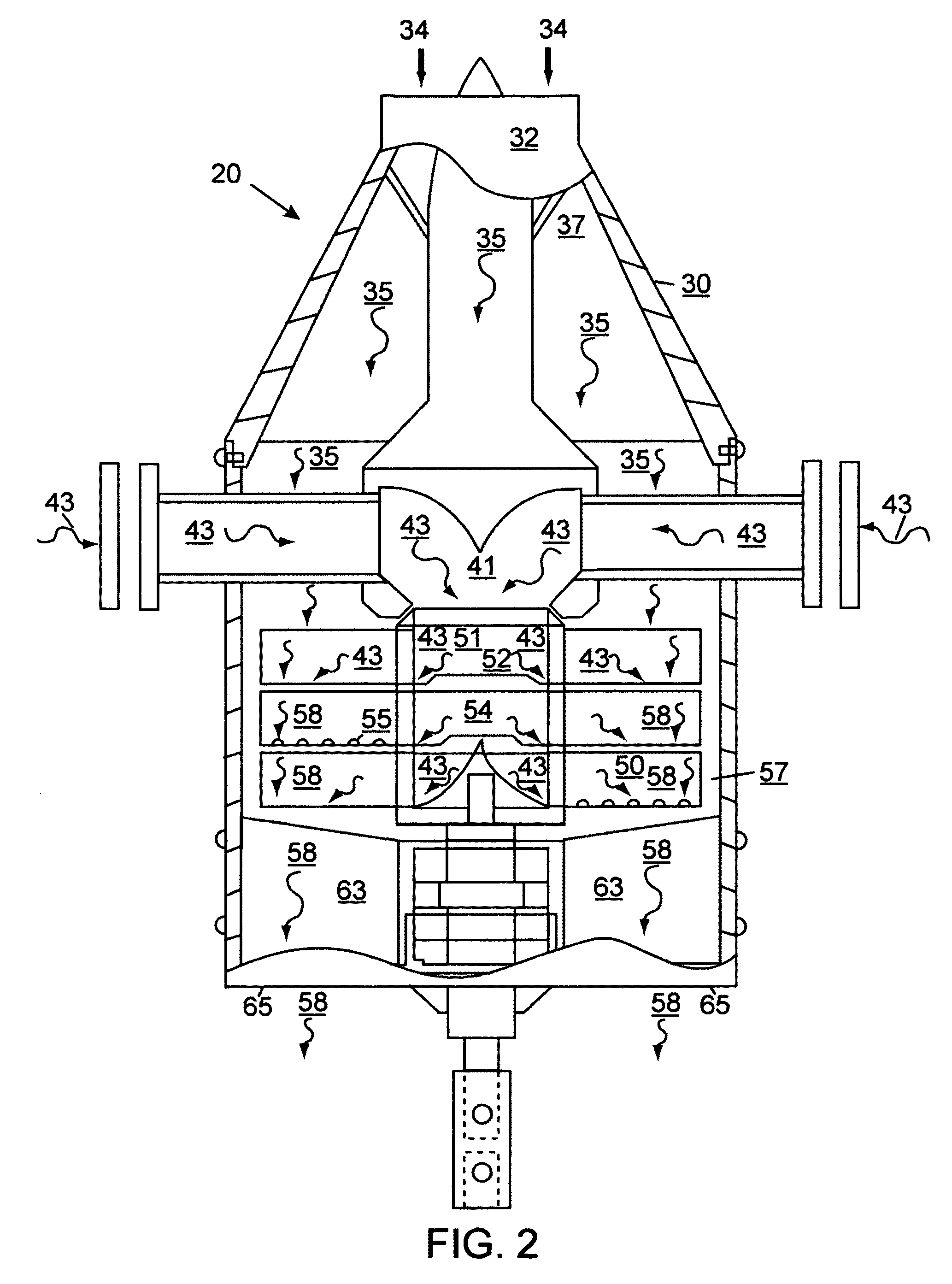 Exhaust apparatus and method for diesel driven internal combustion engine