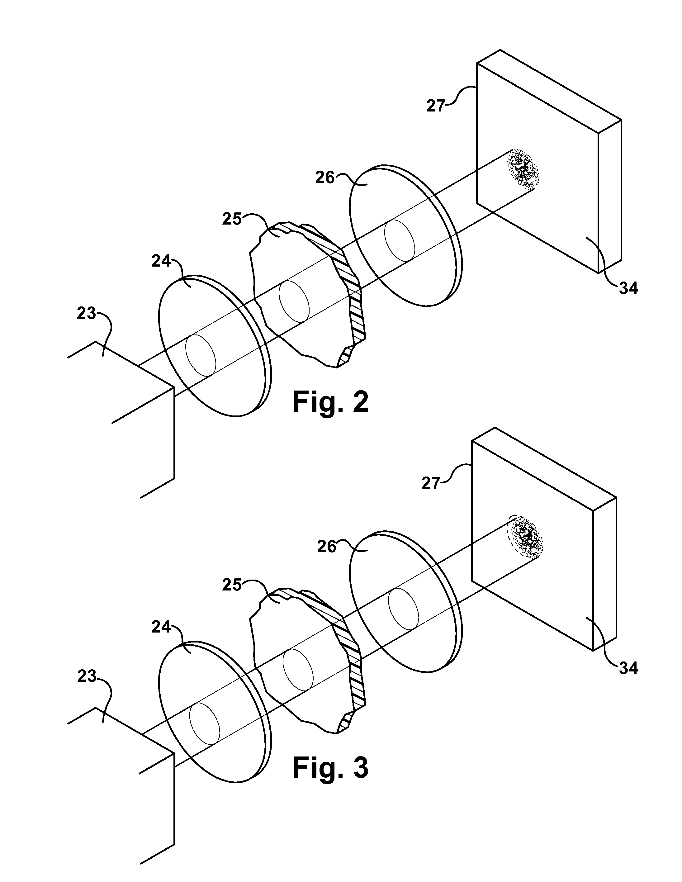 Light diffuser used in a testing apparatus