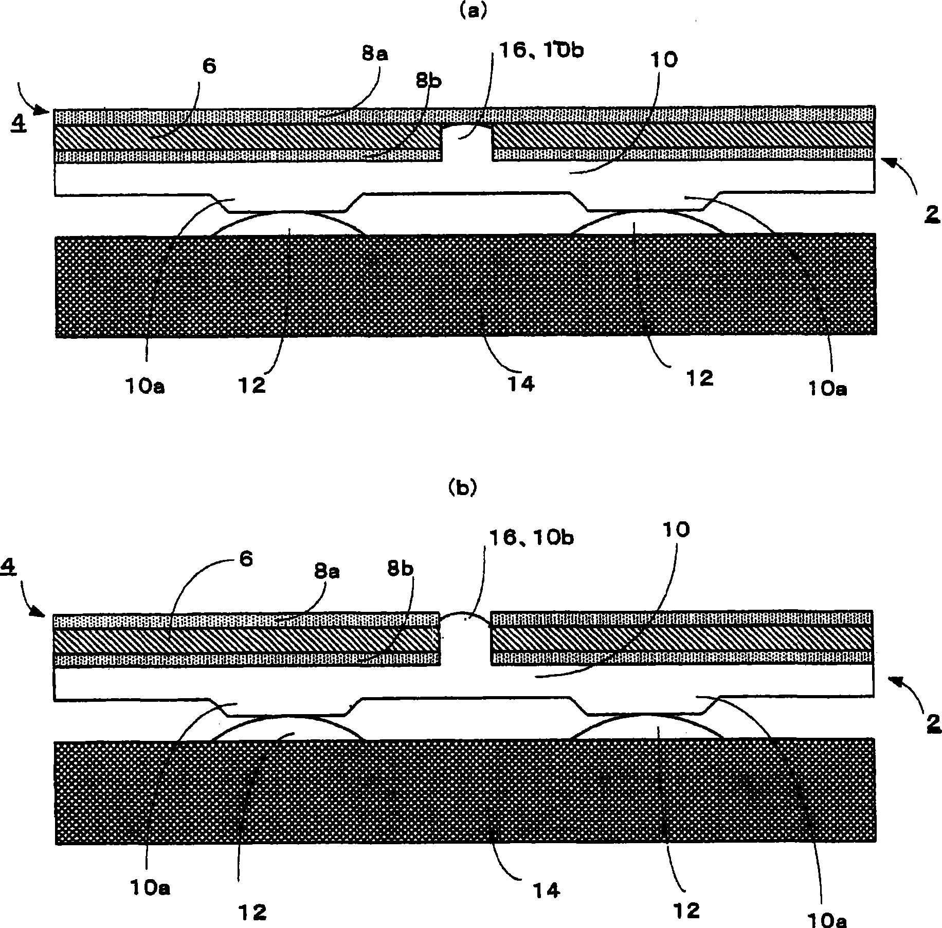 Push-button switch member and its manufacturing method