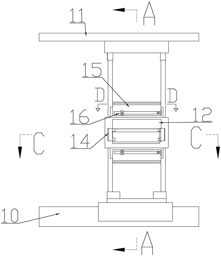 Outer wall tile fixing machine