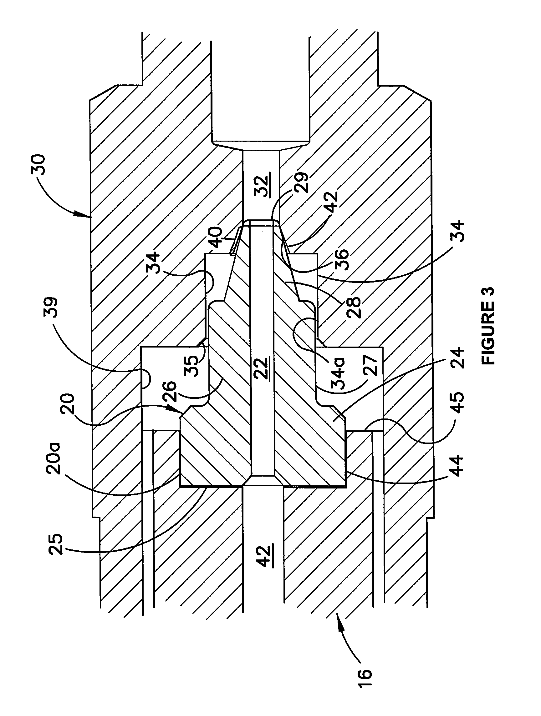 Ferrule for making fingertight column connections in gas chromatography