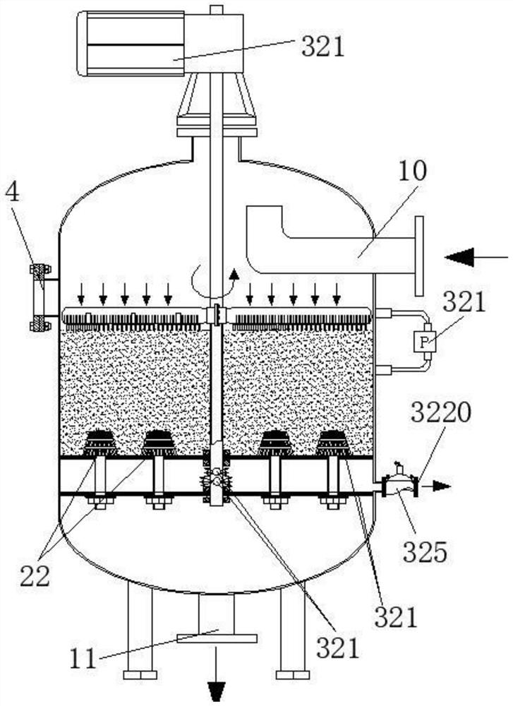 Automatic sewage suction micro-irrigation gravel filter