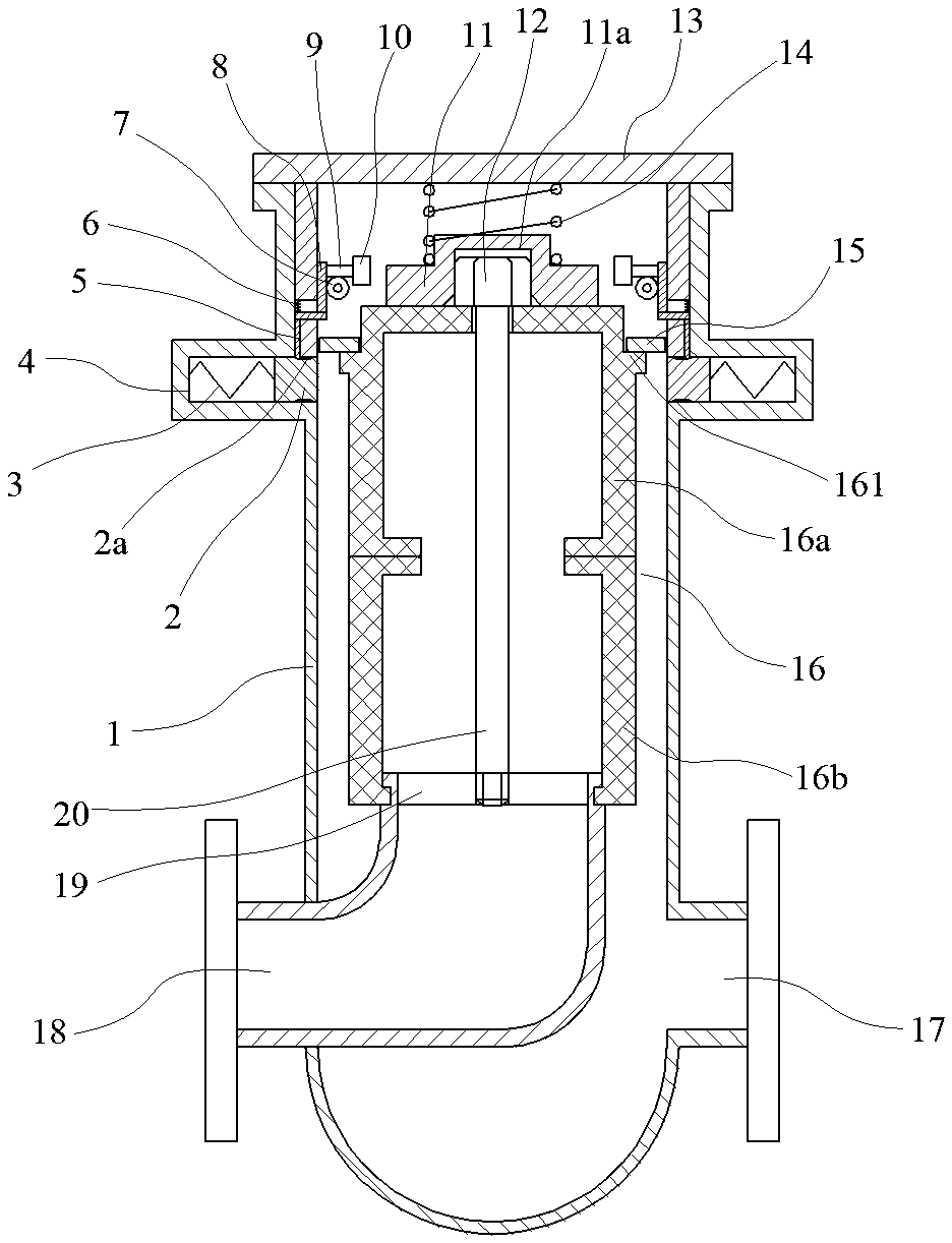 A natural gas intake filter device
