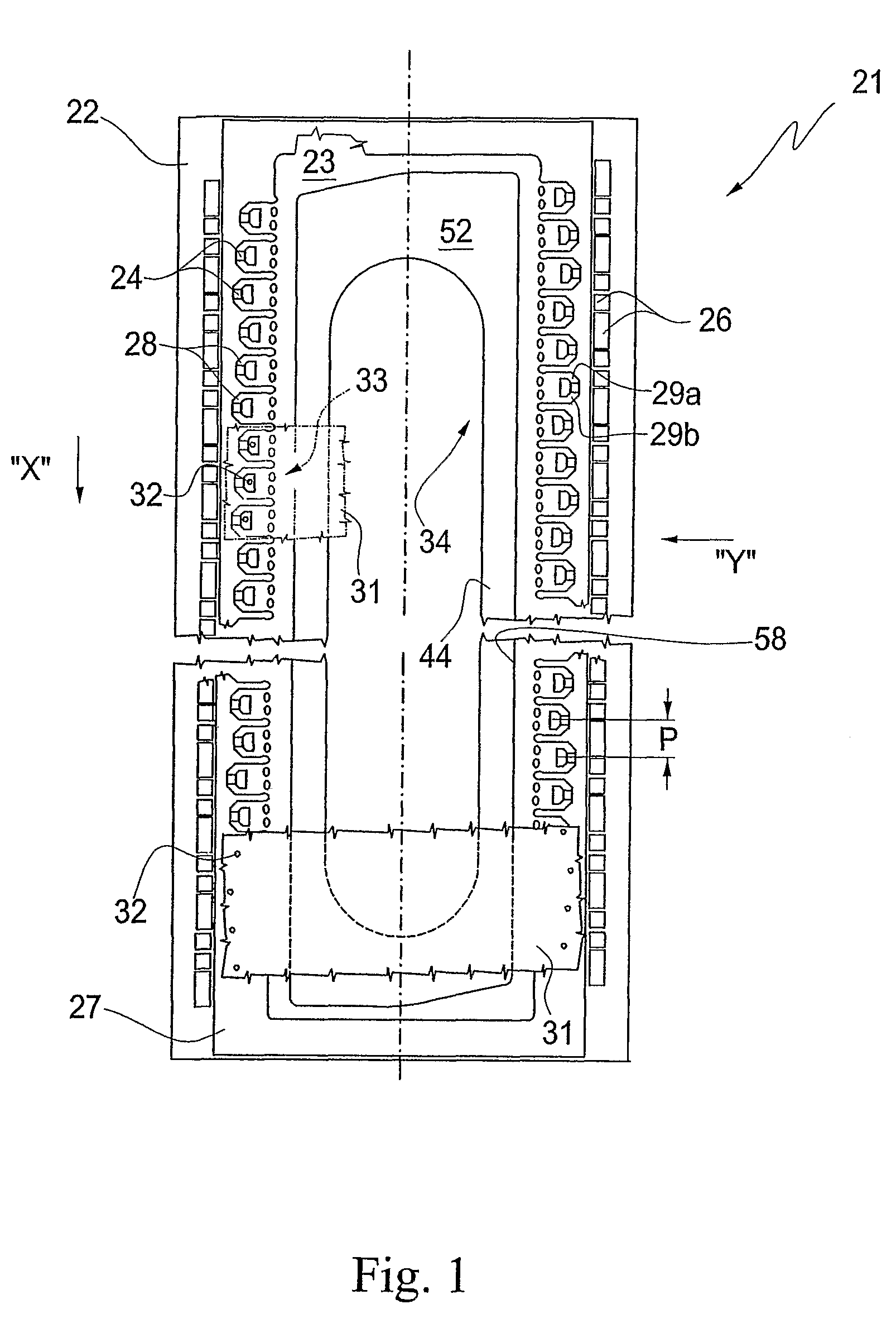 Ink jet print head which prevents bubbles from collecting