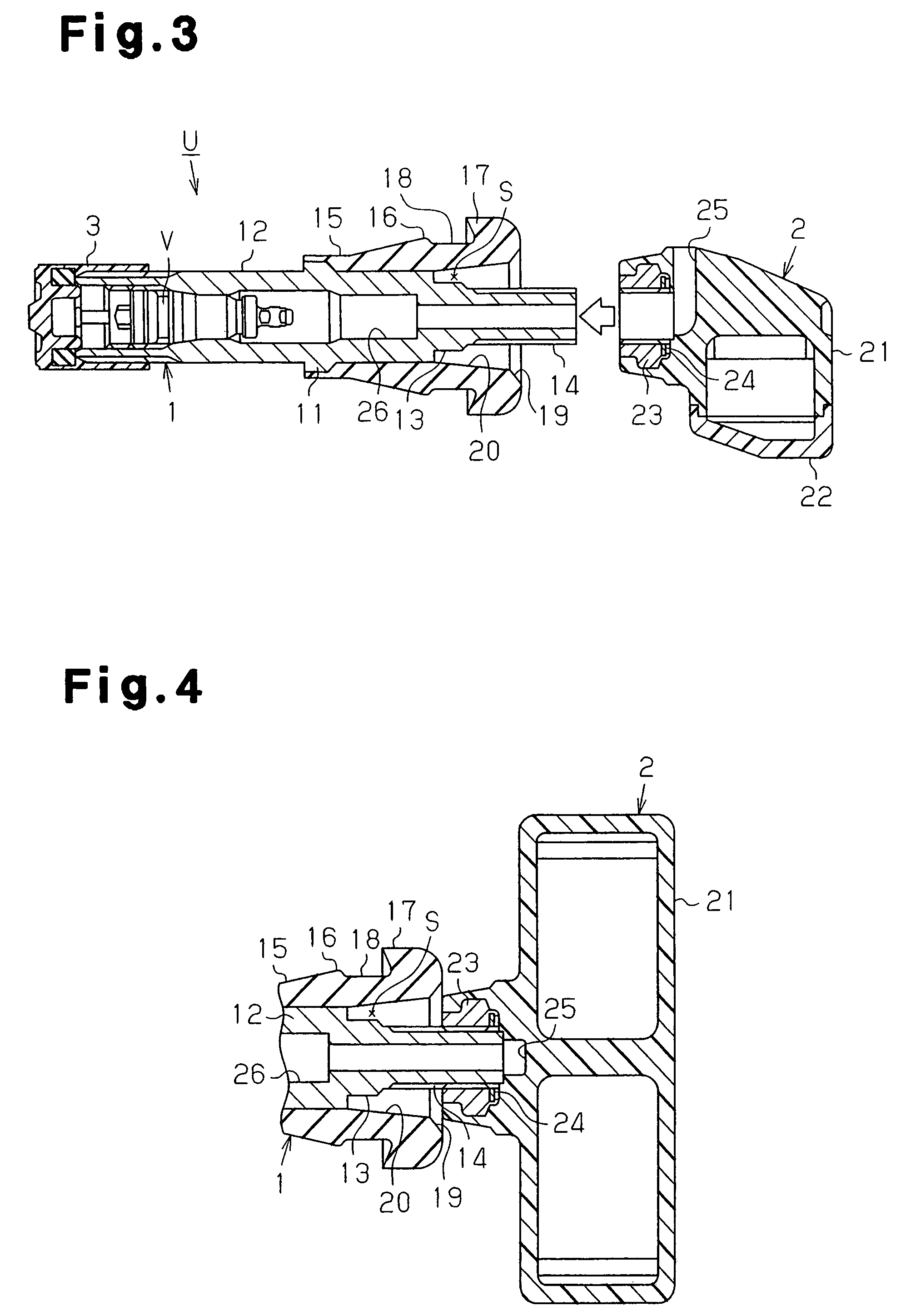 Tire valve unit